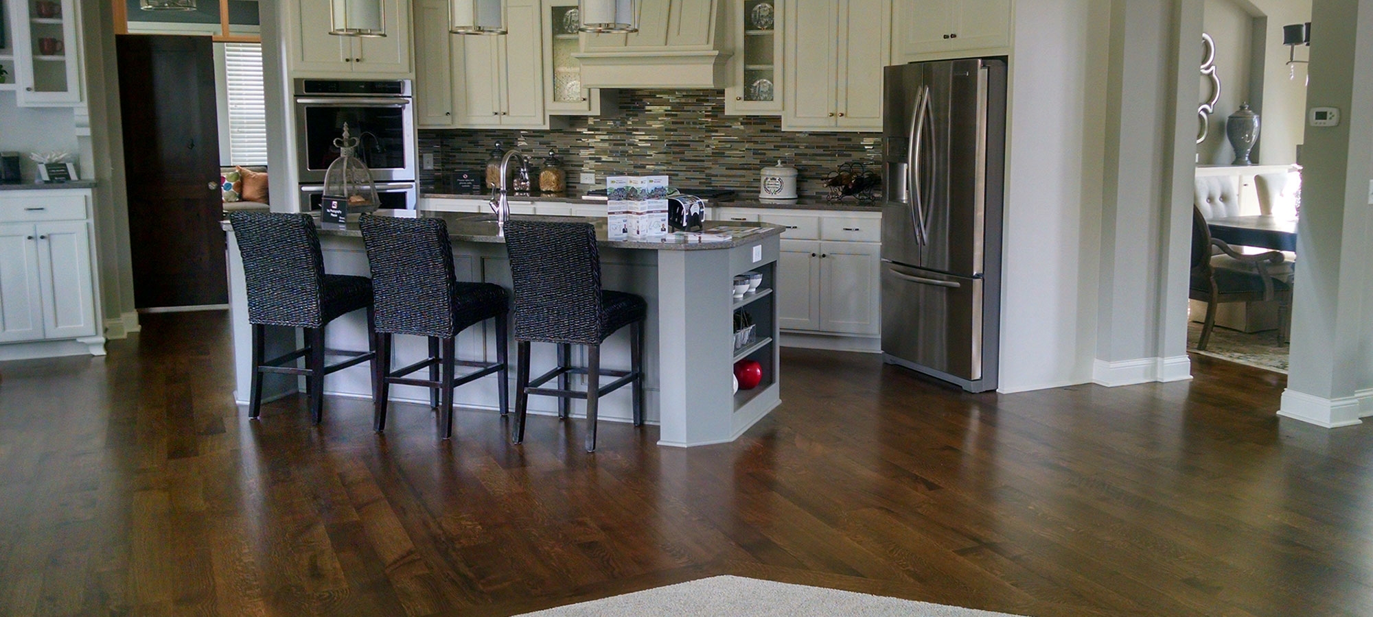 Types of floor: Solid Hardwood, Engineered, Laminate, Luxury Vinyl Plank (LVP), Luxury Vinyl Tile (LVT)