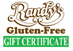 Randy's Gift Certificates